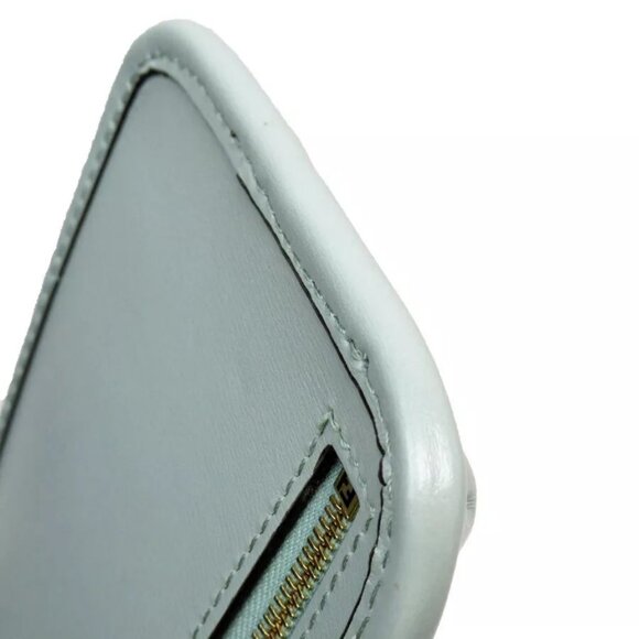 Auth FENDI Smartphone case holder Phone holder Pale green leather - Picture 14 of 16